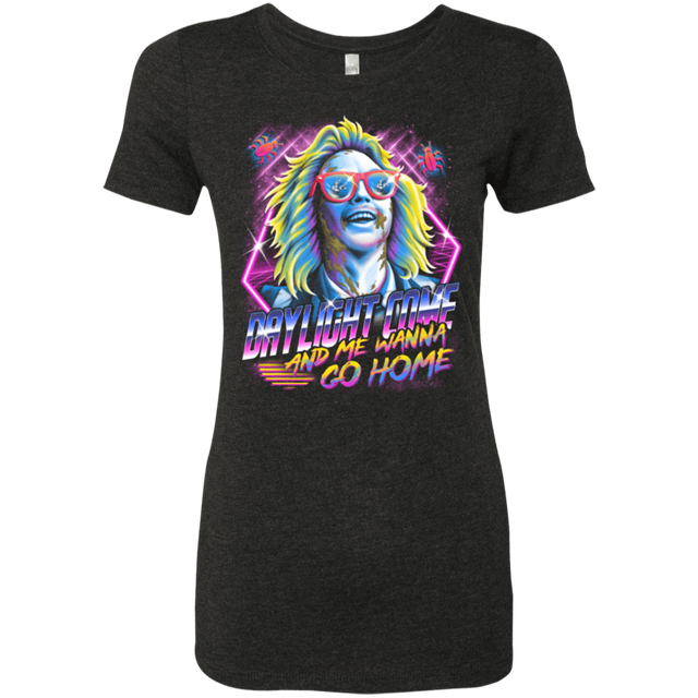 T-Shirts Vintage Black / Small Beetlejuice 80s Nostalgia Women's Triblend T-Shirt