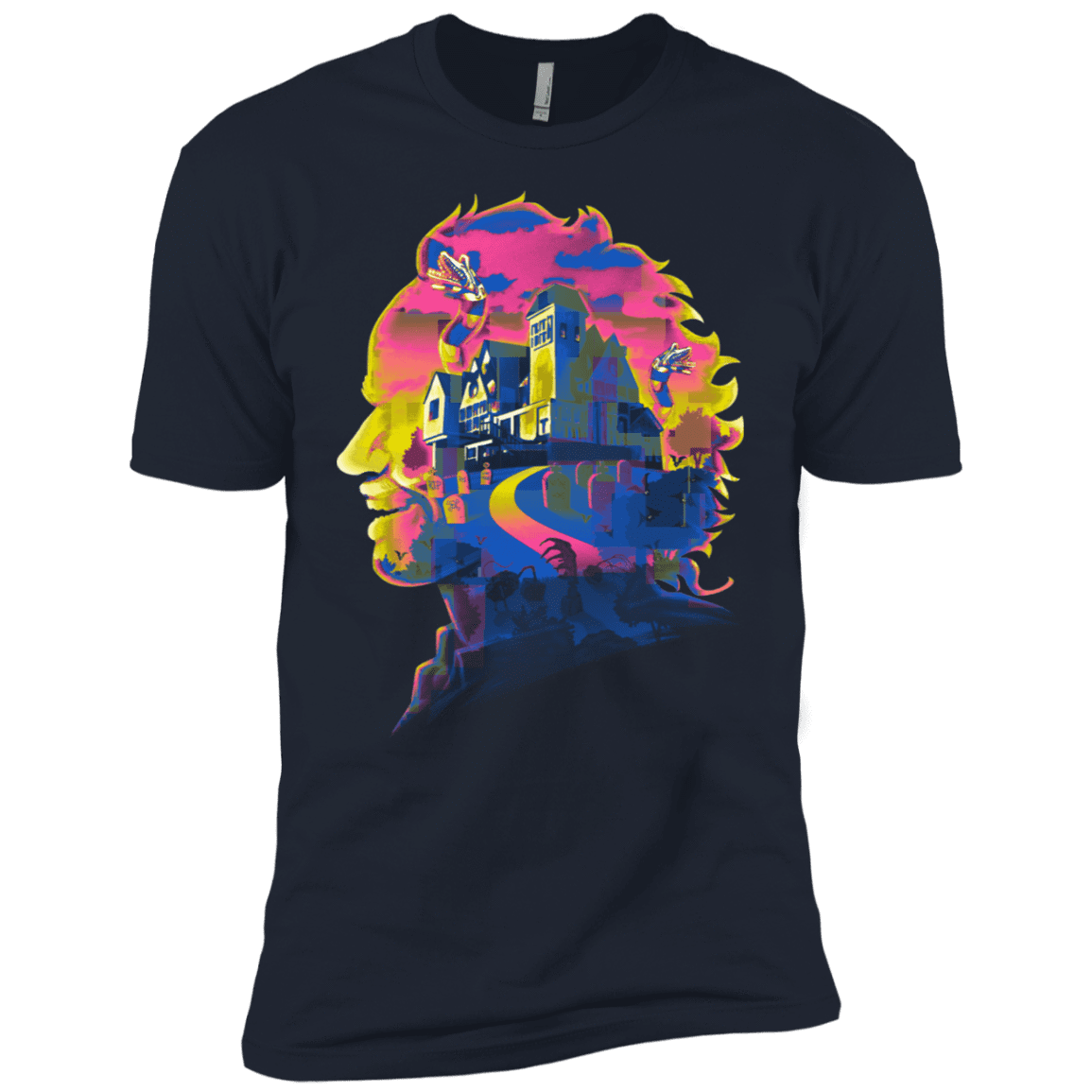 T-Shirts Midnight Navy / YXS Beetlejuice Silhouette Boys Premium T-Shirt