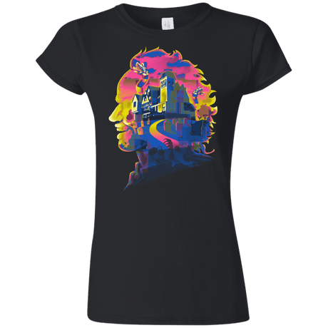 T-Shirts Black / S Beetlejuice Silhouette Junior Slimmer-Fit T-Shirt