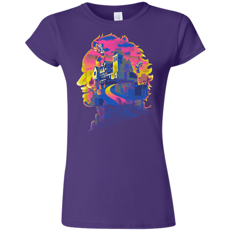 T-Shirts Purple / S Beetlejuice Silhouette Junior Slimmer-Fit T-Shirt