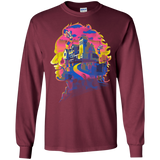 T-Shirts Maroon / S Beetlejuice Silhouette Men's Long Sleeve T-Shirt