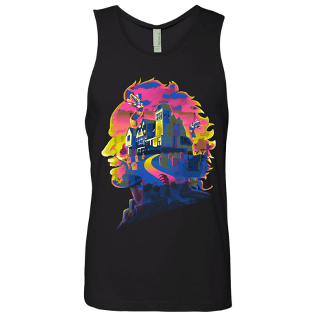 T-Shirts Black / S Beetlejuice Silhouette Men's Premium Tank Top