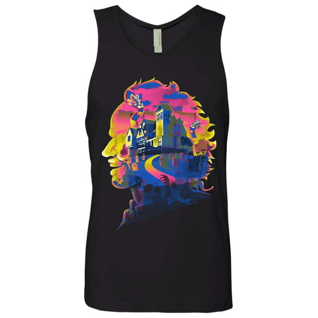 T-Shirts Black / S Beetlejuice Silhouette Men's Premium Tank Top