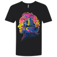 T-Shirts Black / X-Small Beetlejuice Silhouette Men's Premium V-Neck