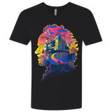 T-Shirts Black / X-Small Beetlejuice Silhouette Men's Premium V-Neck