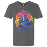 T-Shirts Heavy Metal / X-Small Beetlejuice Silhouette Men's Premium V-Neck