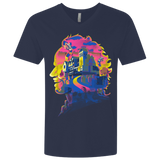 T-Shirts Midnight Navy / X-Small Beetlejuice Silhouette Men's Premium V-Neck