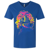 T-Shirts Royal / X-Small Beetlejuice Silhouette Men's Premium V-Neck