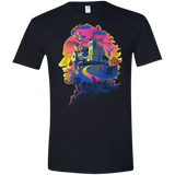 T-Shirts Black / X-Small Beetlejuice Silhouette Men's Semi-Fitted Softstyle