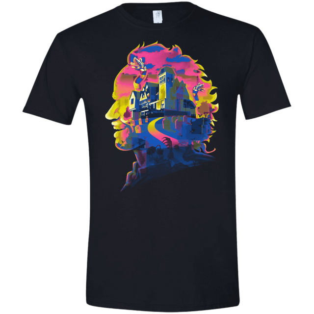 T-Shirts Black / X-Small Beetlejuice Silhouette Men's Semi-Fitted Softstyle