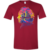 T-Shirts Cardinal Red / S Beetlejuice Silhouette Men's Semi-Fitted Softstyle