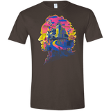 T-Shirts Dark Chocolate / S Beetlejuice Silhouette Men's Semi-Fitted Softstyle