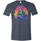 T-Shirts Heather Navy / S Beetlejuice Silhouette Men's Semi-Fitted Softstyle