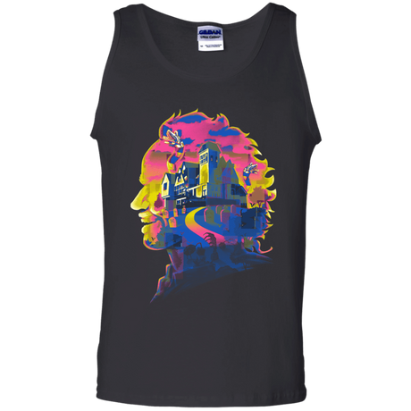 T-Shirts Black / S Beetlejuice Silhouette Men's Tank Top
