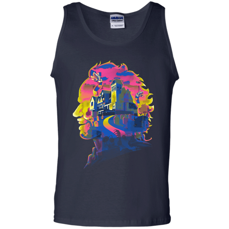T-Shirts Navy / S Beetlejuice Silhouette Men's Tank Top
