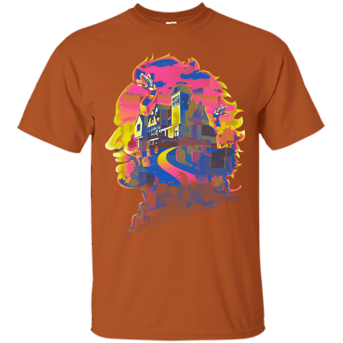 T-Shirts Texas Orange / S Beetlejuice Silhouette T-Shirt