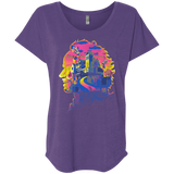 T-Shirts Purple Rush / X-Small Beetlejuice Silhouette Triblend Dolman Sleeve