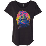 T-Shirts Vintage Black / X-Small Beetlejuice Silhouette Triblend Dolman Sleeve