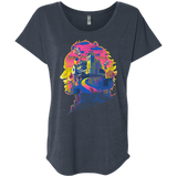 T-Shirts Vintage Navy / X-Small Beetlejuice Silhouette Triblend Dolman Sleeve