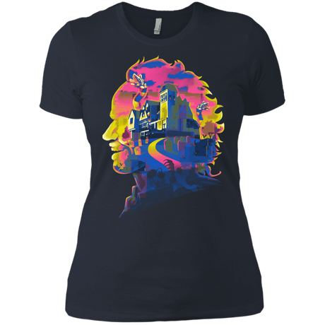T-Shirts Indigo / X-Small Beetlejuice Silhouette Women's Premium T-Shirt