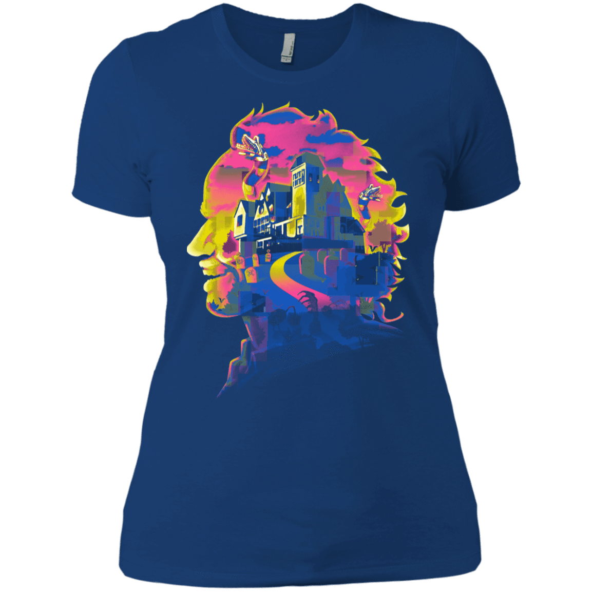 T-Shirts Royal / X-Small Beetlejuice Silhouette Women's Premium T-Shirt