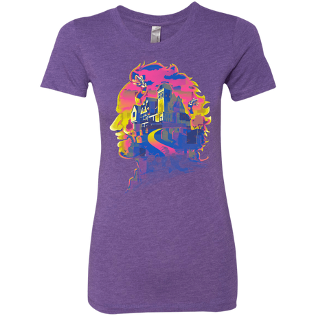 T-Shirts Purple Rush / S Beetlejuice Silhouette Women's Triblend T-Shirt
