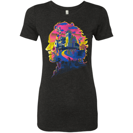 T-Shirts Vintage Black / S Beetlejuice Silhouette Women's Triblend T-Shirt