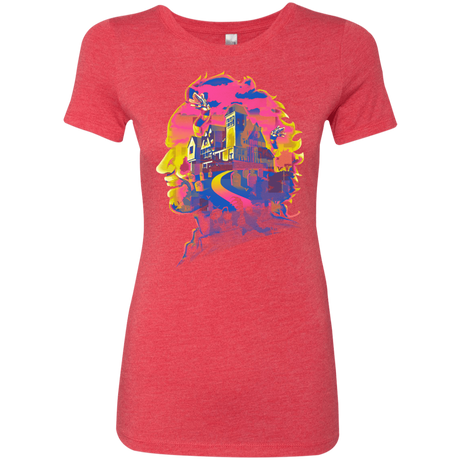 T-Shirts Vintage Red / S Beetlejuice Silhouette Women's Triblend T-Shirt