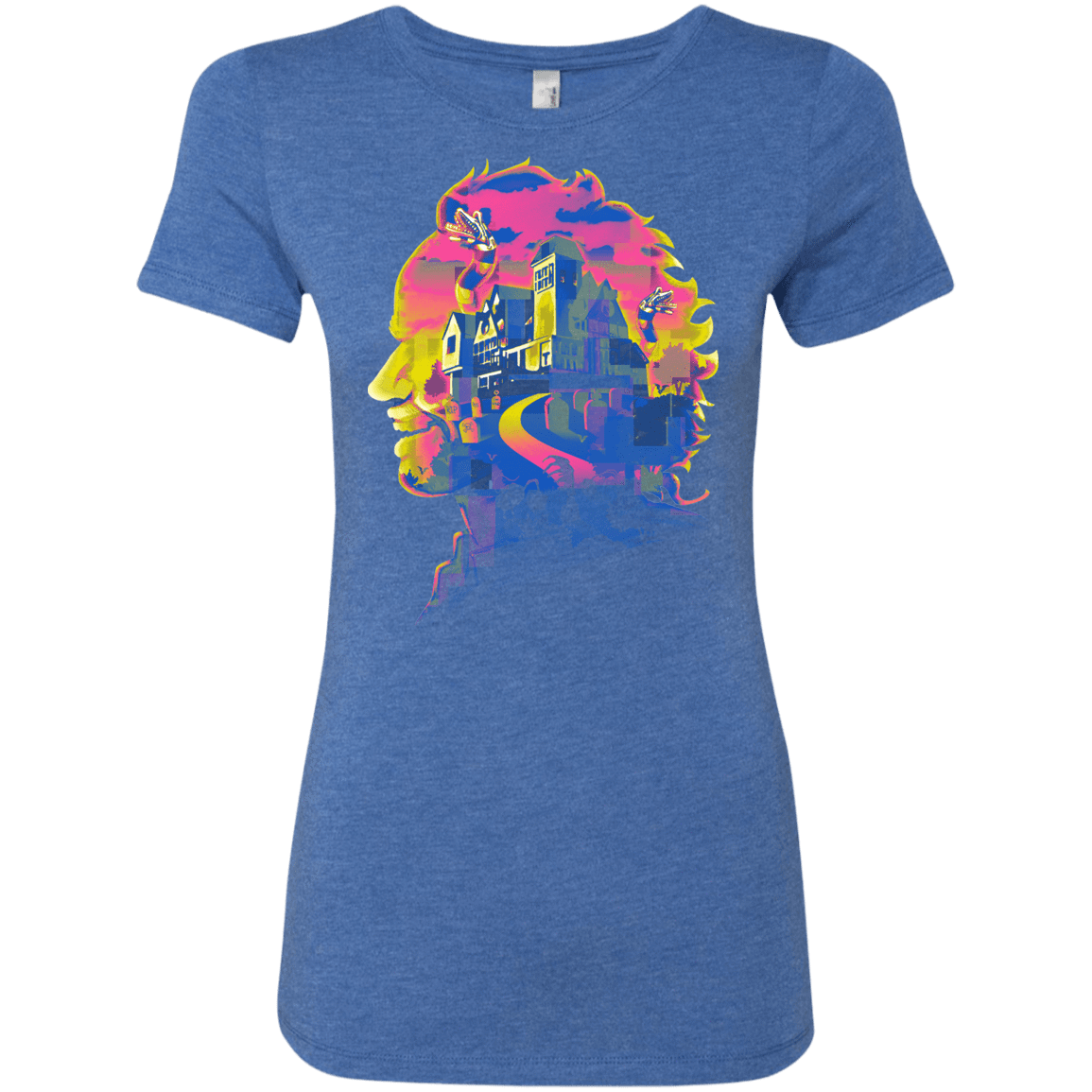 T-Shirts Vintage Royal / S Beetlejuice Silhouette Women's Triblend T-Shirt