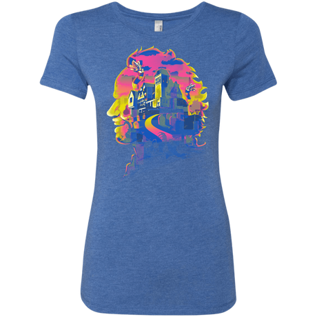 T-Shirts Vintage Royal / S Beetlejuice Silhouette Women's Triblend T-Shirt