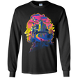 T-Shirts Black / YS Beetlejuice Silhouette Youth Long Sleeve T-Shirt