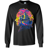 T-Shirts Black / YS Beetlejuice Silhouette Youth Long Sleeve T-Shirt