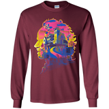 T-Shirts Maroon / YS Beetlejuice Silhouette Youth Long Sleeve T-Shirt