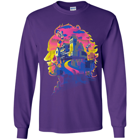 T-Shirts Purple / YS Beetlejuice Silhouette Youth Long Sleeve T-Shirt