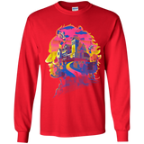 T-Shirts Red / YS Beetlejuice Silhouette Youth Long Sleeve T-Shirt