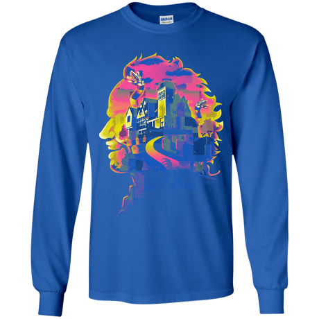 T-Shirts Royal / YS Beetlejuice Silhouette Youth Long Sleeve T-Shirt