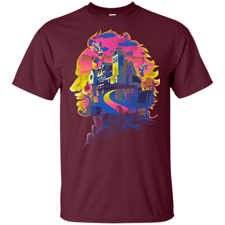 T-Shirts Maroon / YXS Beetlejuice Silhouette Youth T-Shirt