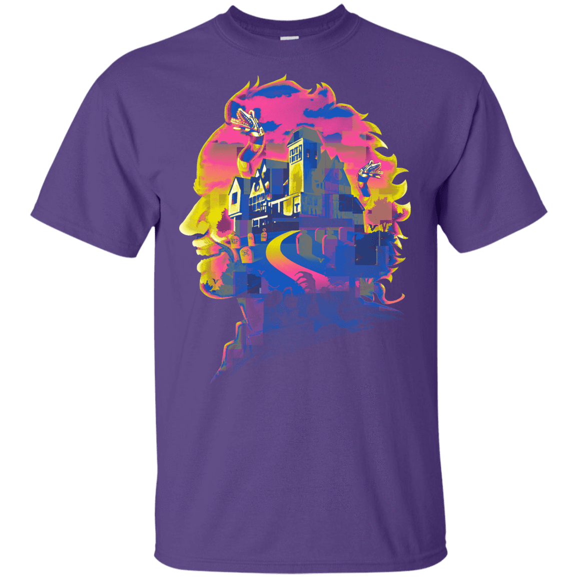 T-Shirts Purple / YXS Beetlejuice Silhouette Youth T-Shirt