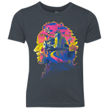 T-Shirts Vintage Navy / YXS Beetlejuice Silhouette Youth Triblend T-Shirt