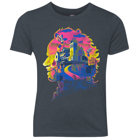 T-Shirts Vintage Navy / YXS Beetlejuice Silhouette Youth Triblend T-Shirt
