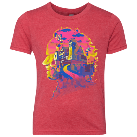 T-Shirts Vintage Red / YXS Beetlejuice Silhouette Youth Triblend T-Shirt