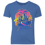 T-Shirts Vintage Royal / YXS Beetlejuice Silhouette Youth Triblend T-Shirt