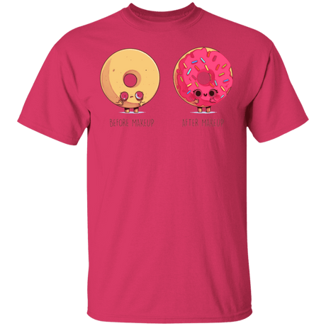 T-Shirts Heliconia / S Before After Makeup Donut T-Shirt