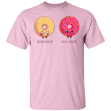 T-Shirts Light Pink / S Before After Makeup Donut T-Shirt