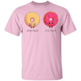T-Shirts Light Pink / YXS Before After Makeup Donut Youth T-Shirt