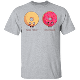 T-Shirts Sport Grey / YXS Before After Makeup Donut Youth T-Shirt