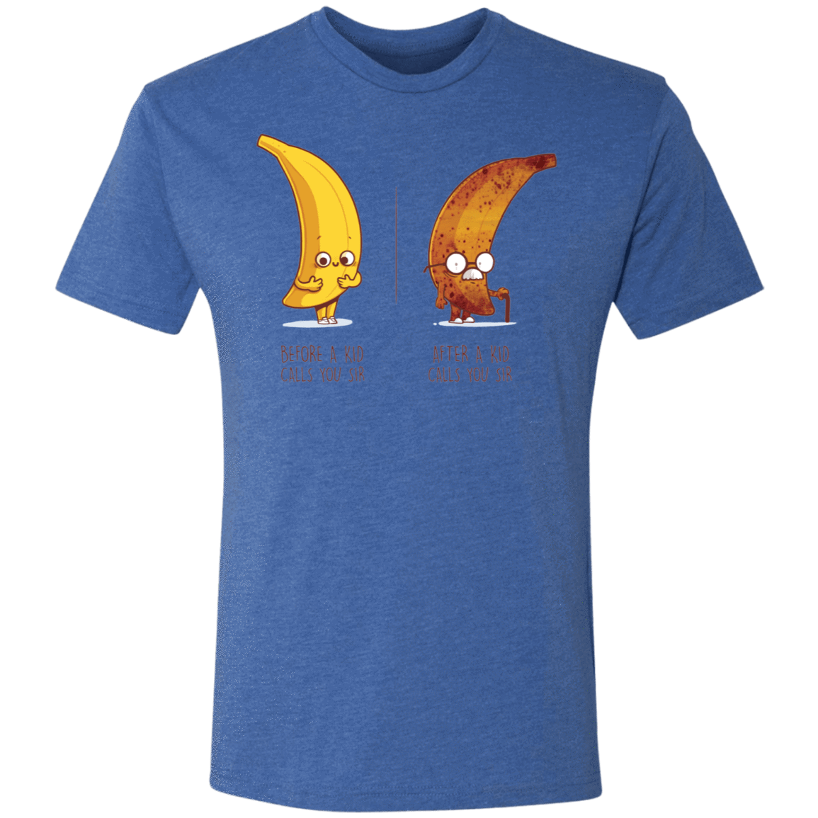 T-Shirts Vintage Royal / S Before After Sir Men's Triblend T-Shirt