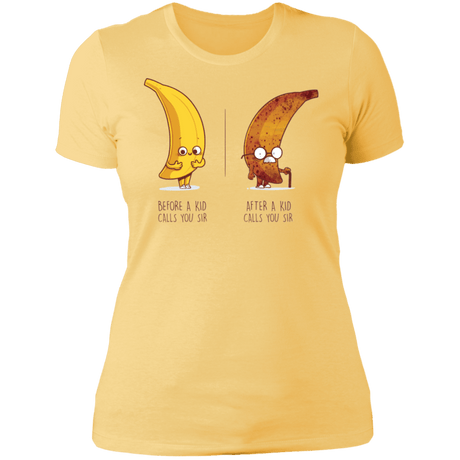 T-Shirts Banana Cream/ / S Before After Sir Women's Premium T-Shirt