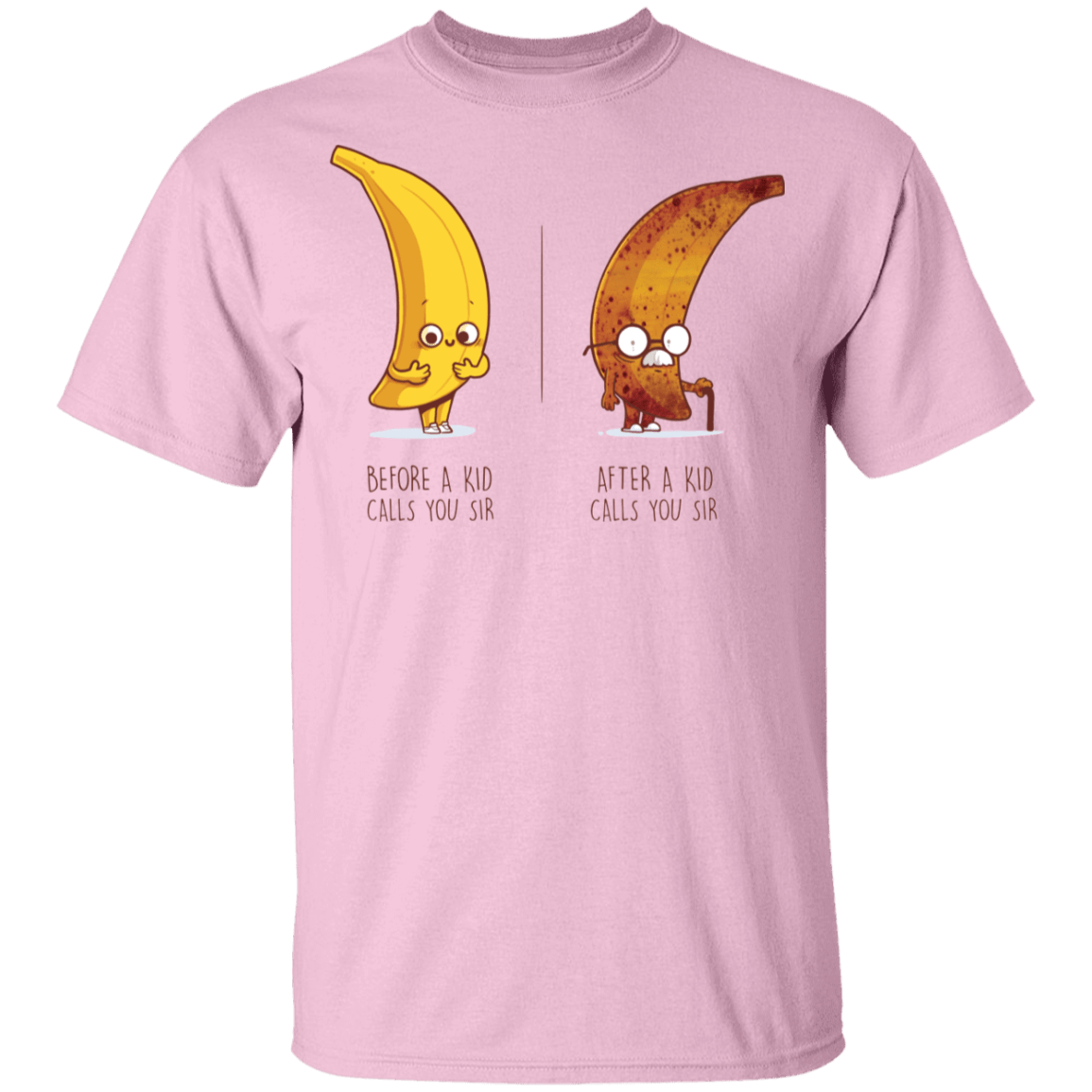 T-Shirts Light Pink / YXS Before After Sir Youth T-Shirt