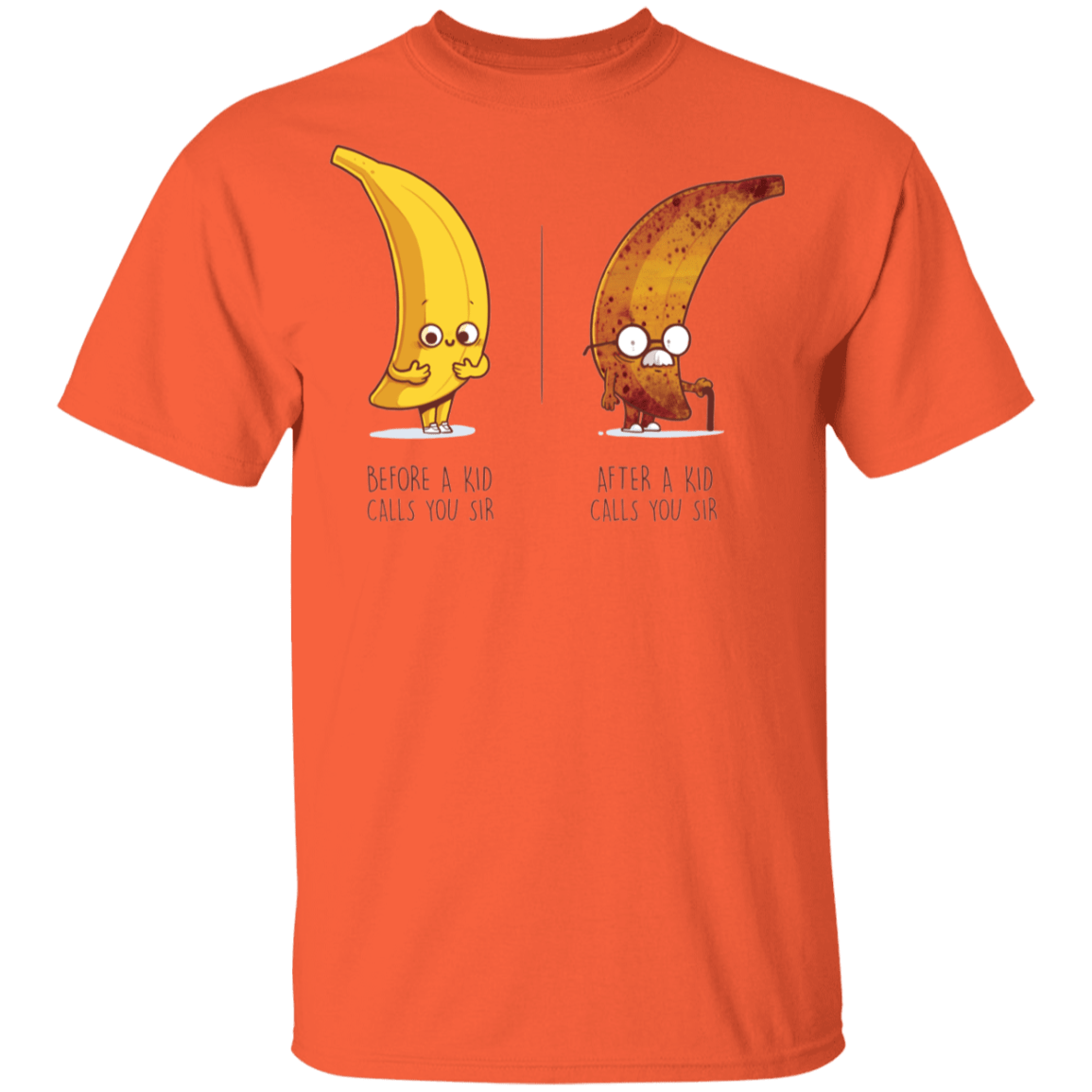 T-Shirts Orange / YXS Before After Sir Youth T-Shirt